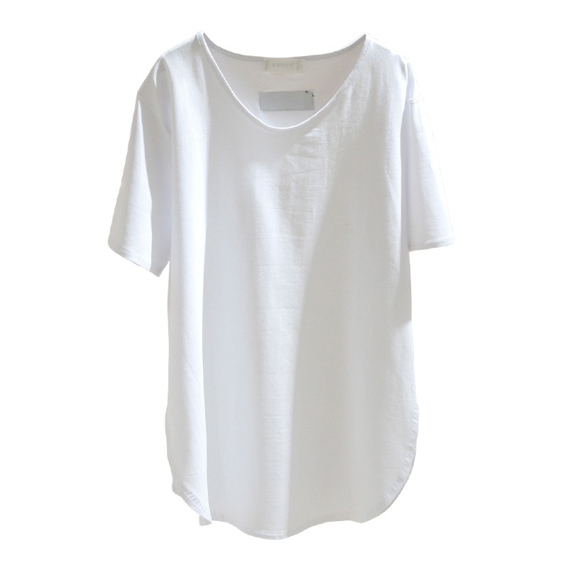 jpyuyuco-Summer White short-sleeved T-shirt for women