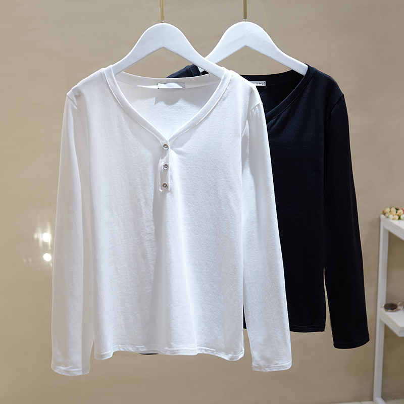 jpyuyuco-Autumn new slim fit inside thin section