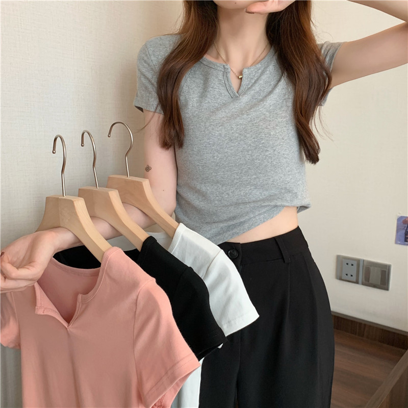 jpyuyuco-Short women's spring design slim fit clothing