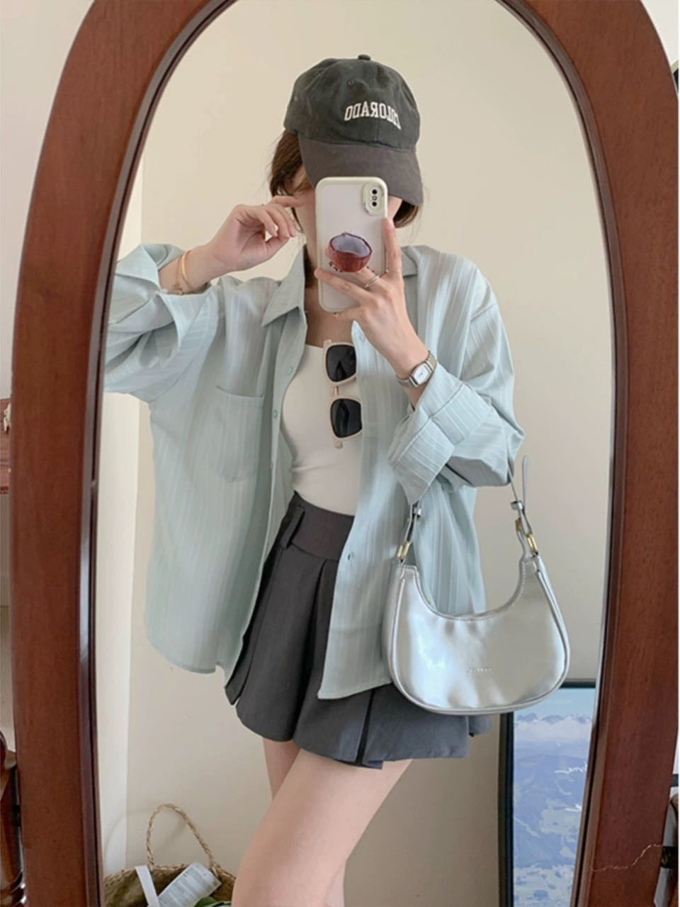 jpyuyuco-Women's autumn Korean style all-match long sleeve shirt