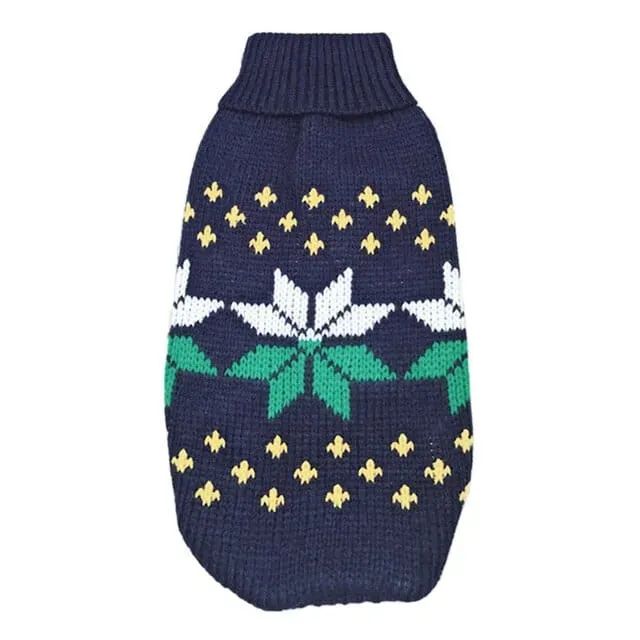 Navy Sausage Dog Sweater