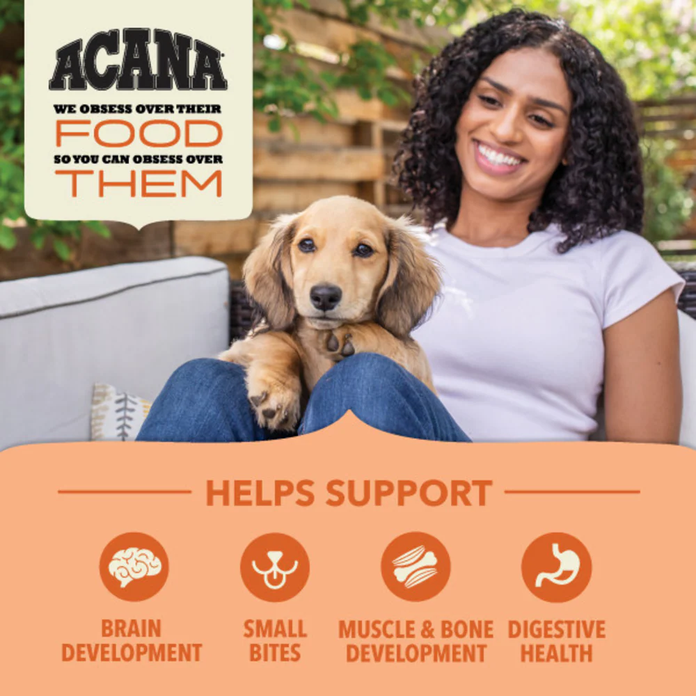 ACANA Wholesome Grains Real Chicken, Eggs and Turkey Puppy Recipe Dry Dog Food