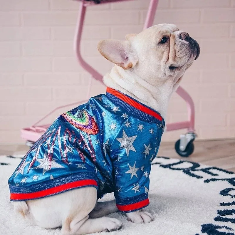 Planet Sequin Dachshund Jacket