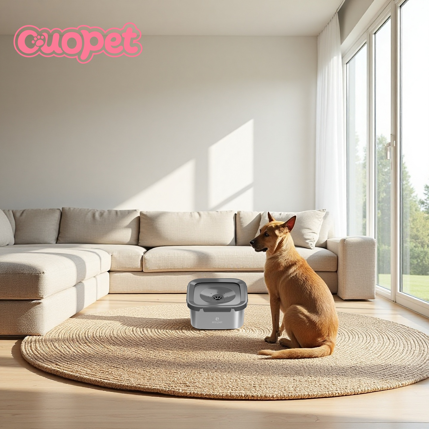 4.5L Dog Stainless Steel  Water Bowl OP-F01