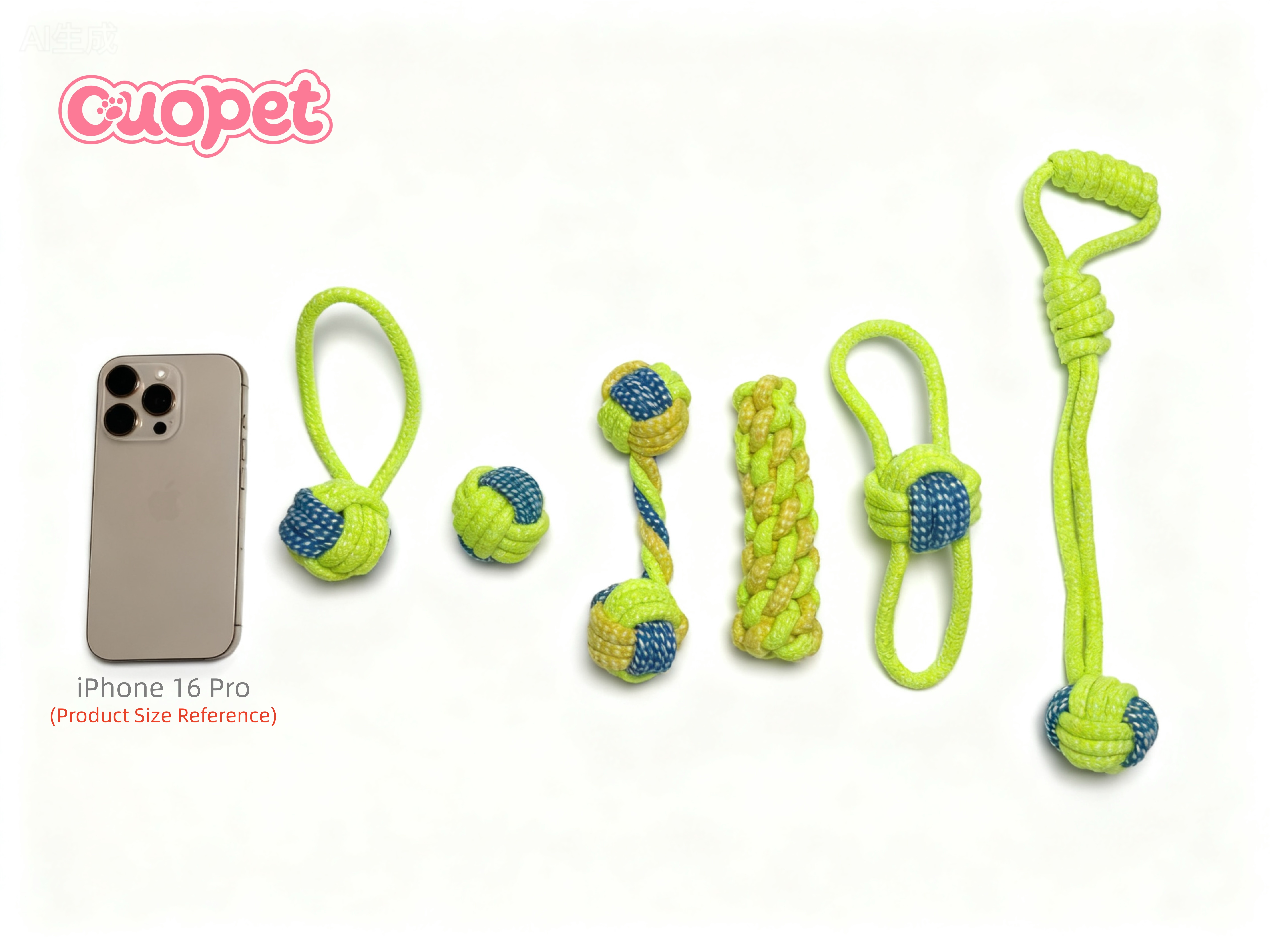 Green Cotton Rope Toy OP-T63