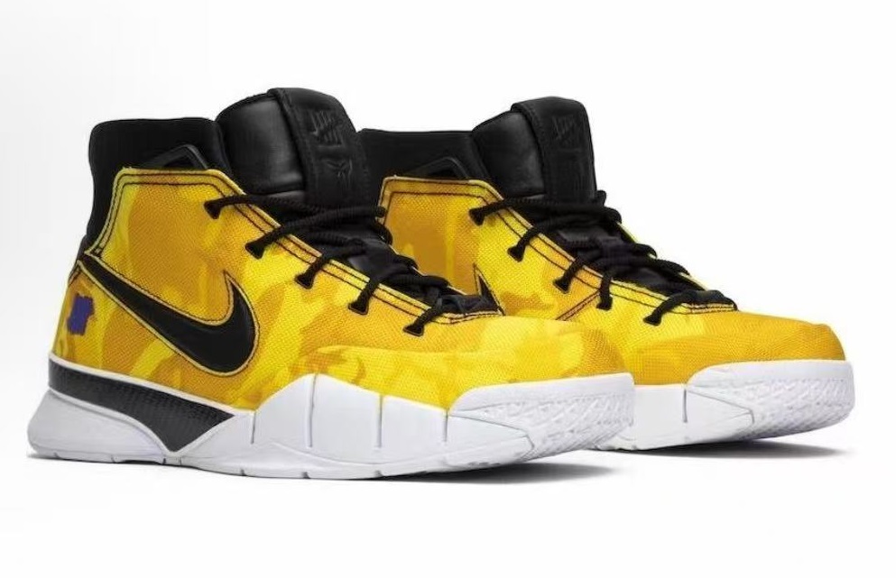 UNDEFEATED x Nike Zoom Kobe 1 Protro Yellow Camo (La Brea)