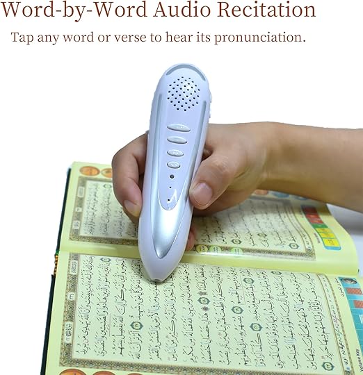 قلم قراءة القرآن ، تلاوة متعددة اللغات-25 قراءة ، 16 جيجابايت قلم قراءة القرآن الرقمي القابل لإعادة الشحن ، صندوق هدايا من الألومنيوم-هدية إسلامية مثالية لرمضان ، عيد الفطر أو أي مناسبة