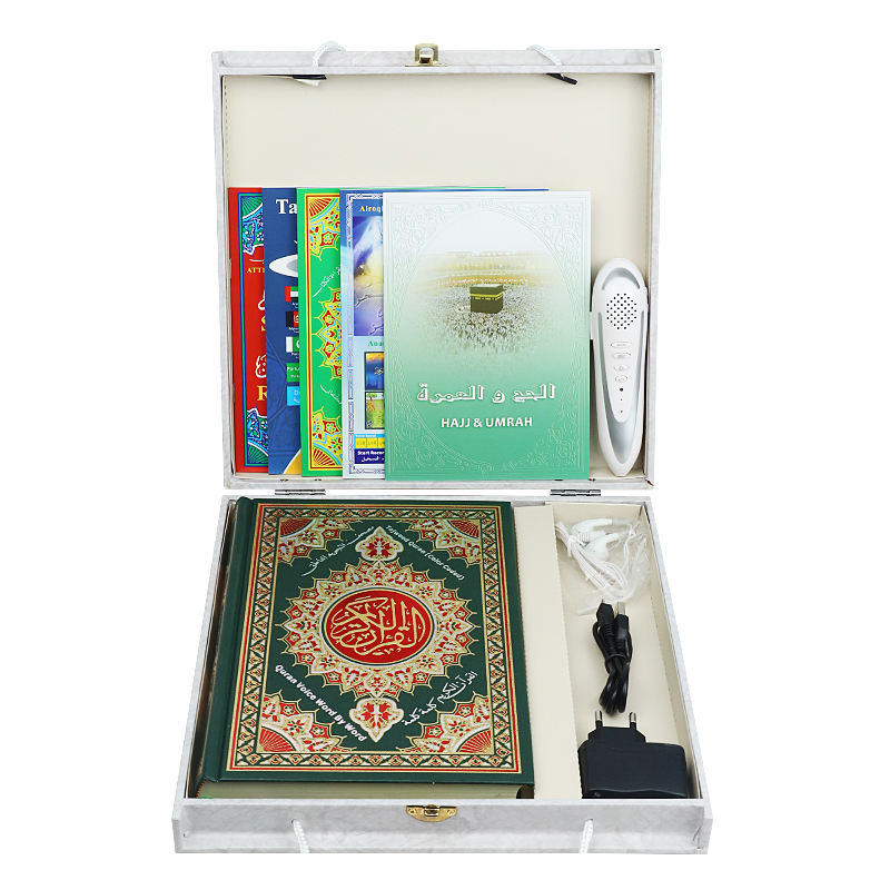 قلم القرآن 16 جم ، قارئ رقمي للقلم يتحدث ، قارئ كتب القرآن القرآن قابل لإعادة الشحن مع إملاء 25 متعدد اللغات ، صندوق ألومنيوم للتعبئة ، هدايا إسلامية رمضان