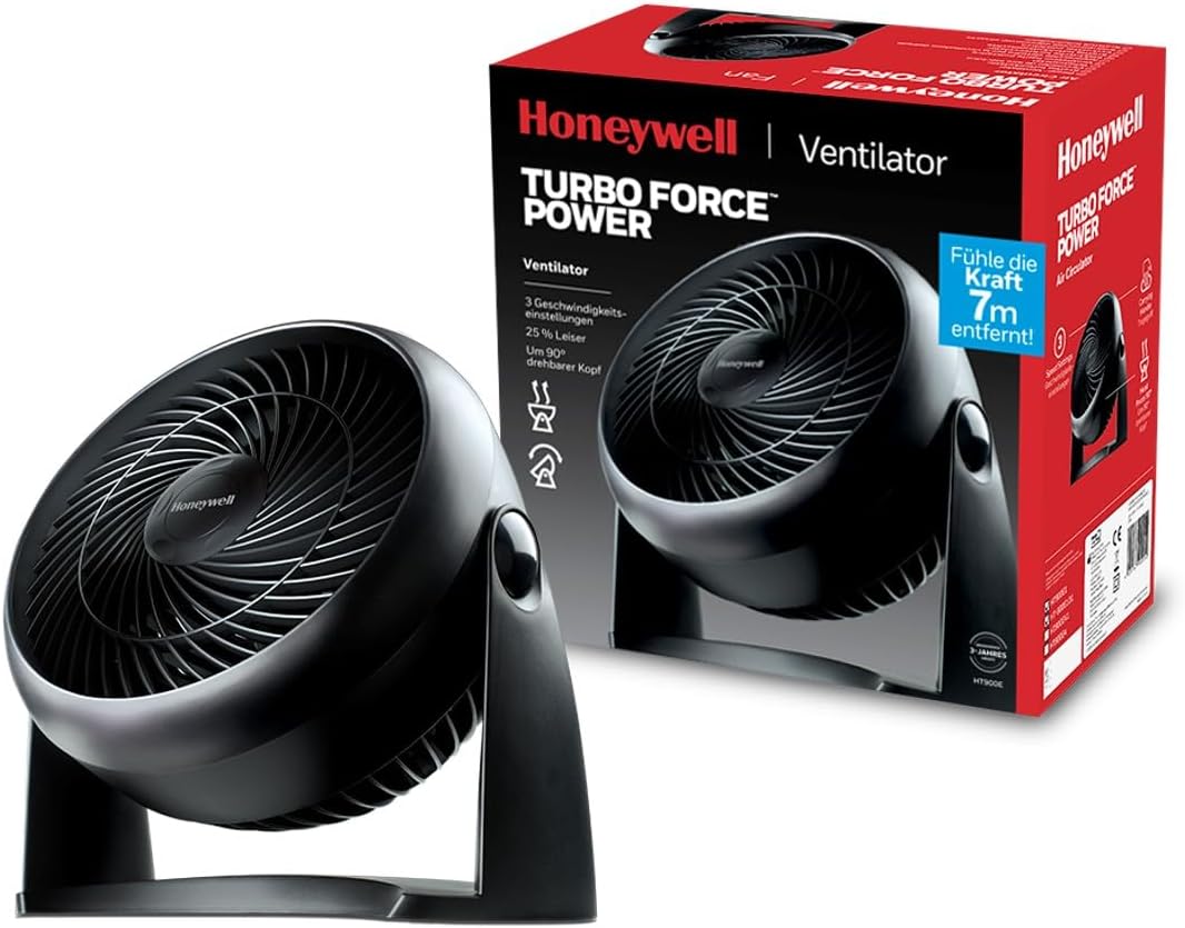Honeywell HT-900E Leistungsstarker und leiser Turbolüfter, HT-900E