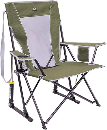 GCI Outdoor Comfort Pro Rocker Camping Chair | Portable Folding