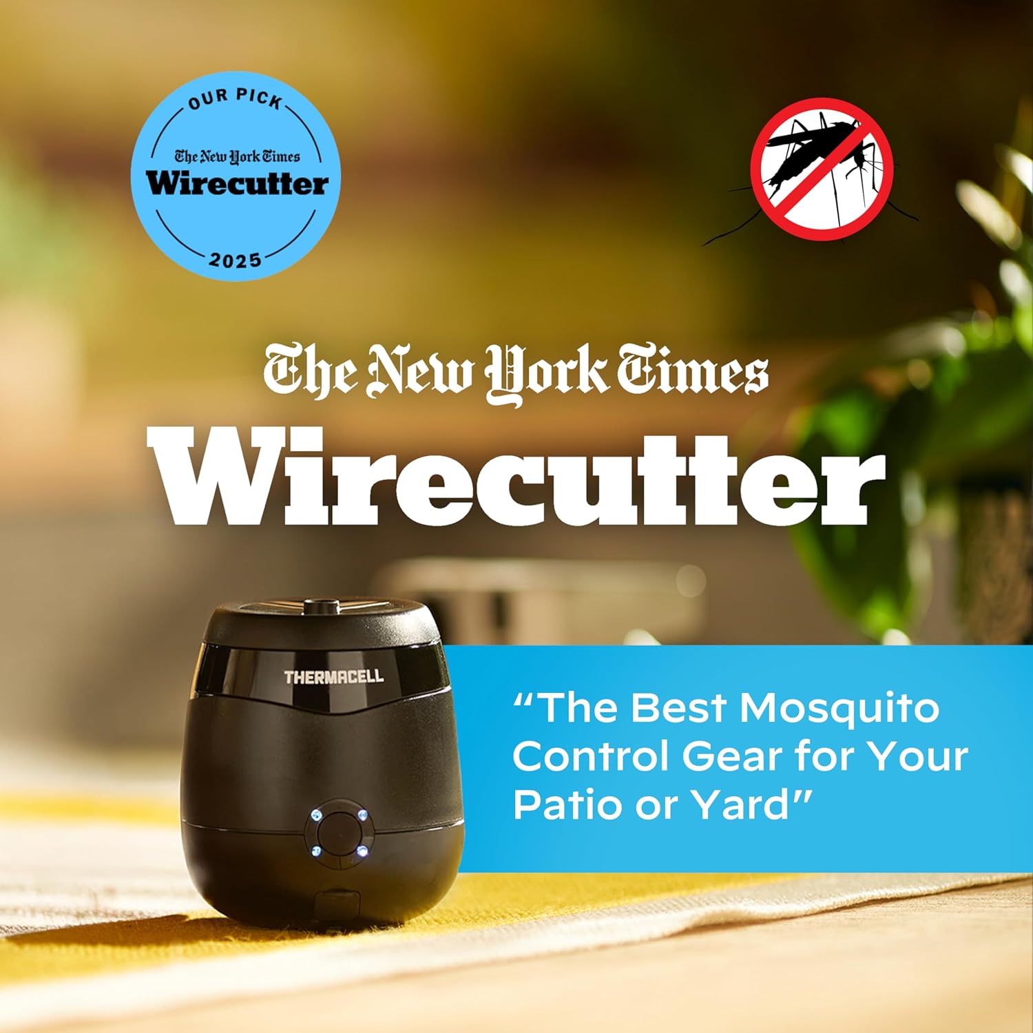 Thermacell E-Series Rechargeable Mosquito Repeller with 20' Mosquito Protection Zone; Bug Spray Alternative; Scent Free