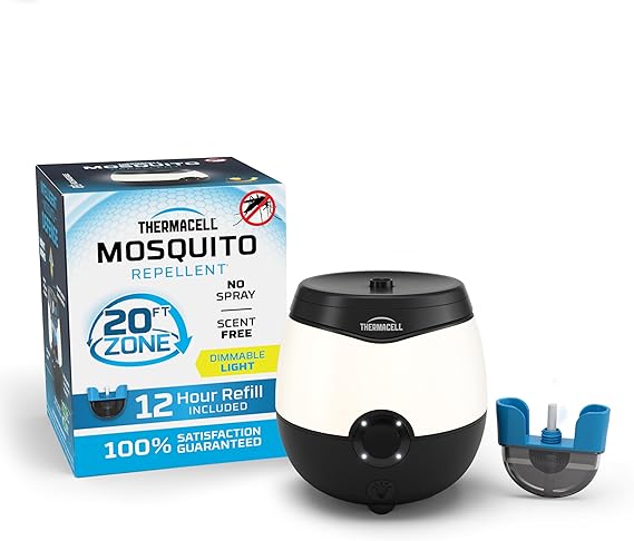 Thermacell E-Series Rechargeable Mosquito Repeller with 20' Mosquito Protection Zone; Bug Spray Alternative; Scent Free