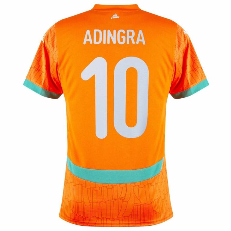 Maillot Cote d’Ivoire Domicile 2024 2025 Adingra