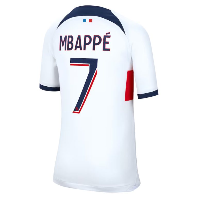 MAILLOT ENFANT PSG EXTERIEUR 2023 2024 Mbappe