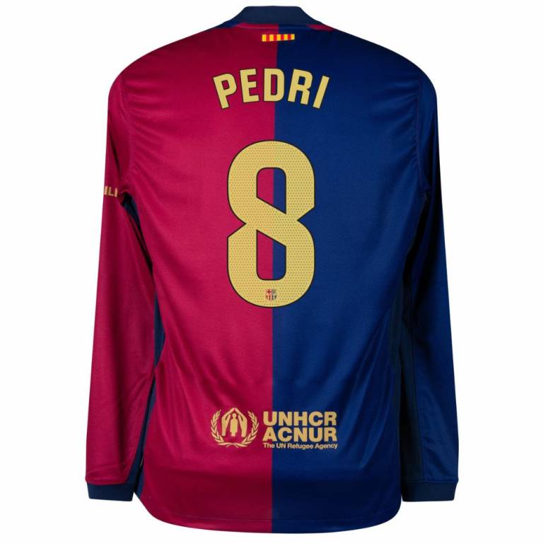 Maillot Barca Pedri 2024 2025 Domicile Manches Longues