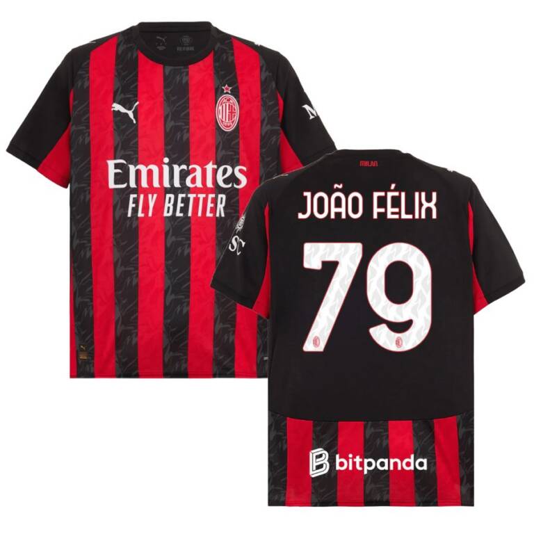 Maillot Milan AC Domicile 2025 2026 Joao Félix