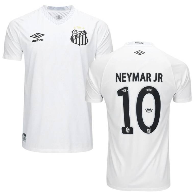 Maillot Santos Domicile 2025 2026 Neymar JR