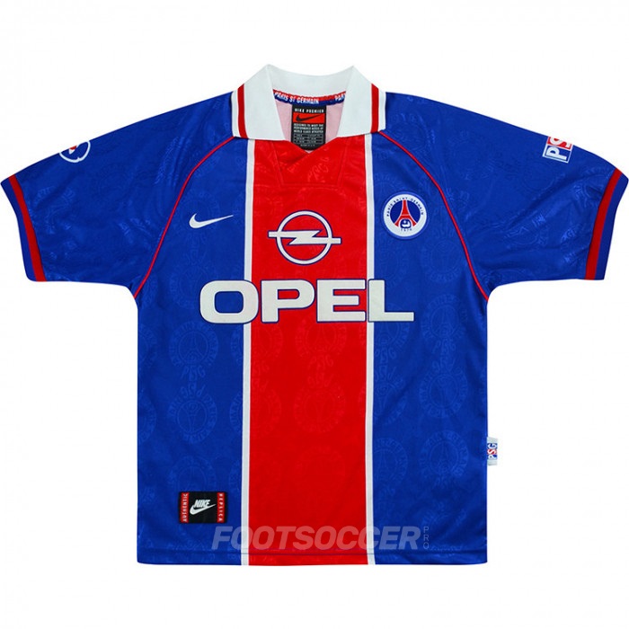 1996-97 MAILLOT RETRO VINTAGE PSG DOMICILE