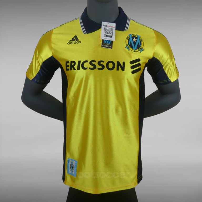 Maillot Retro Vintage OM Marseille Exterieur 1998-1999