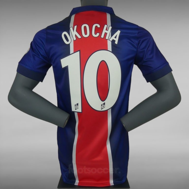 Maillot PSG Retro Vintage 1998 1999 Domicile Okocha