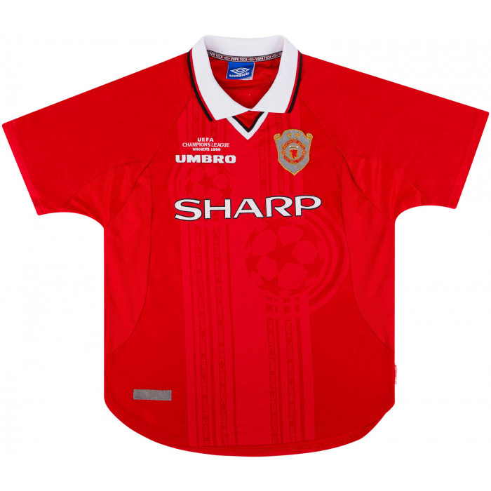 1999-00 Maillot Retro Vintage Manchester United Home Scholes