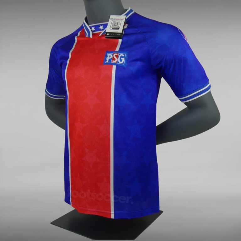 Maillot PSG Retro Vintage 1994 1995 Domicile