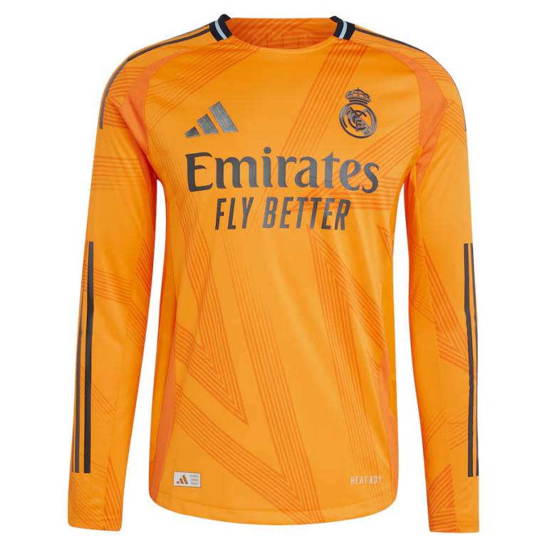 Maillot Real Madrid 2024 2025 Exterieur Manches Longues