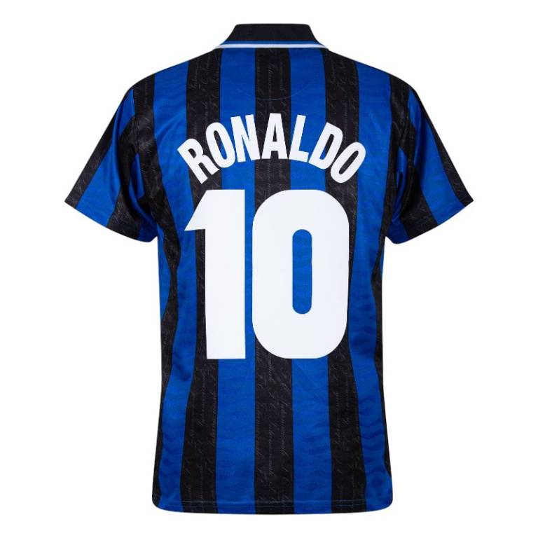 Maillot Retro Vintage Inter Milan Domicile 1997 1998 Ronaldo