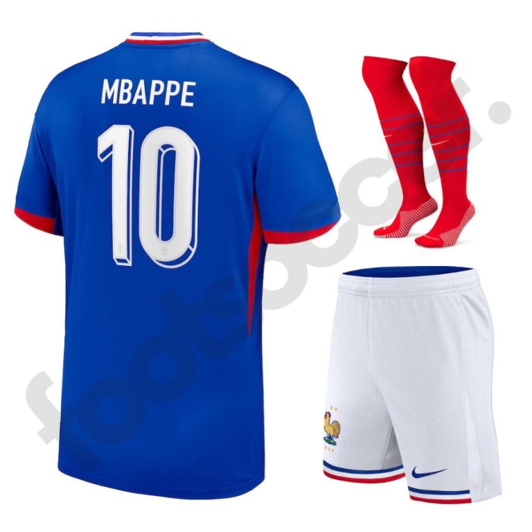 Maillot Kit Enfant Equipe de France 2024 2025 Mbappe