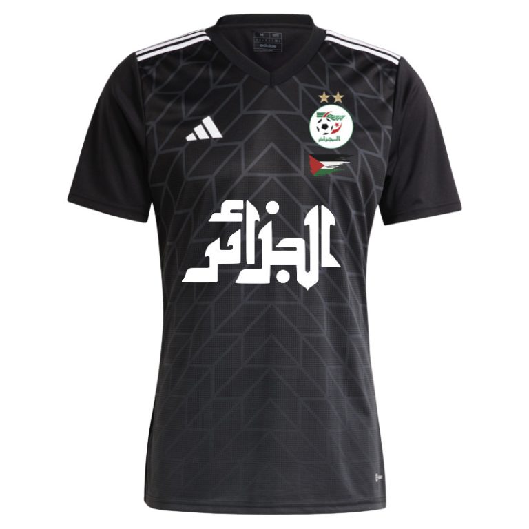 Maillot Algerie Palestine 2023 Noir