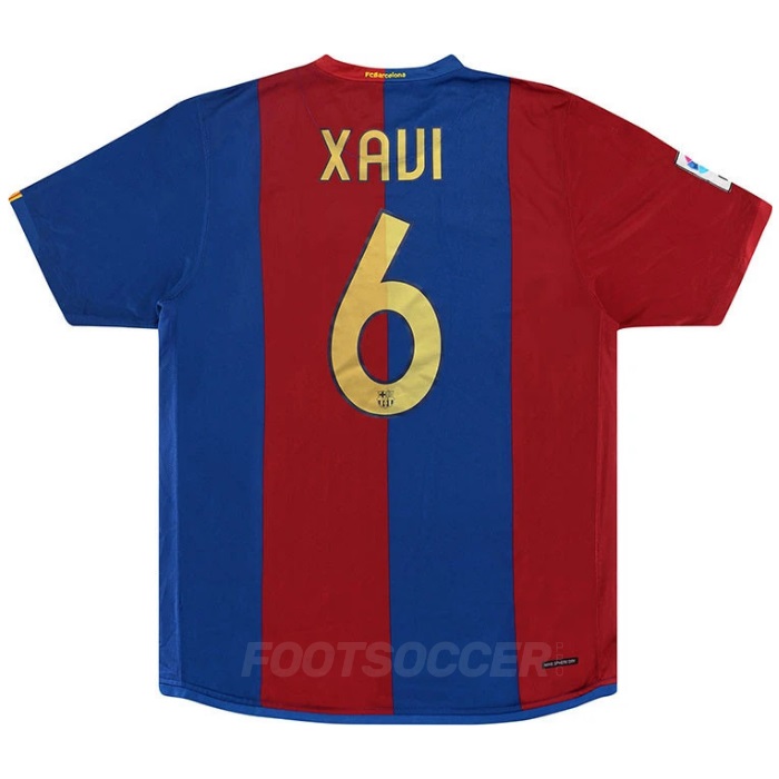 Maillot Barca Domicile 2006-2007 Xavi