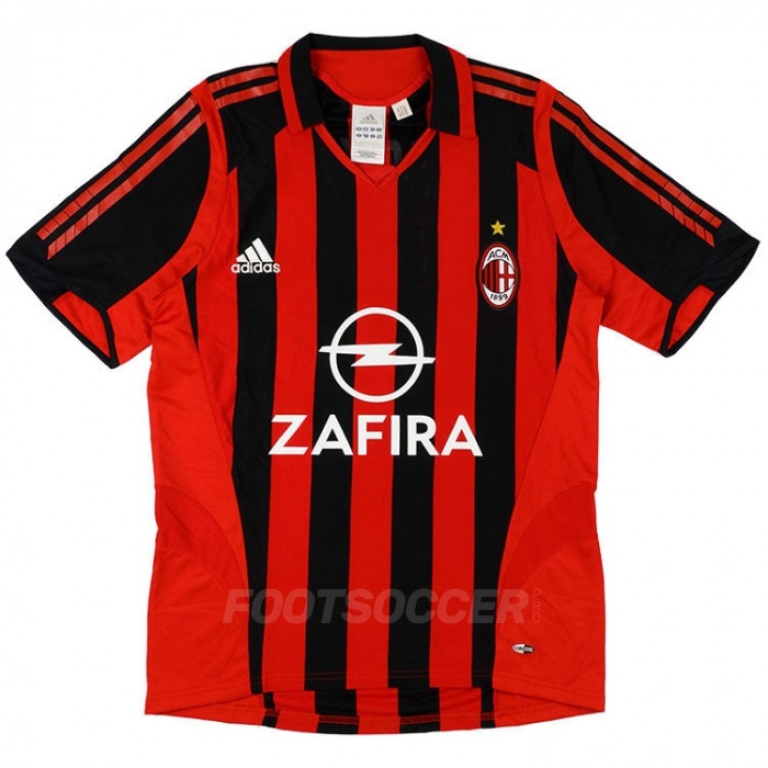 2005-06 Maillot Milan AC Retro Vintage Home
