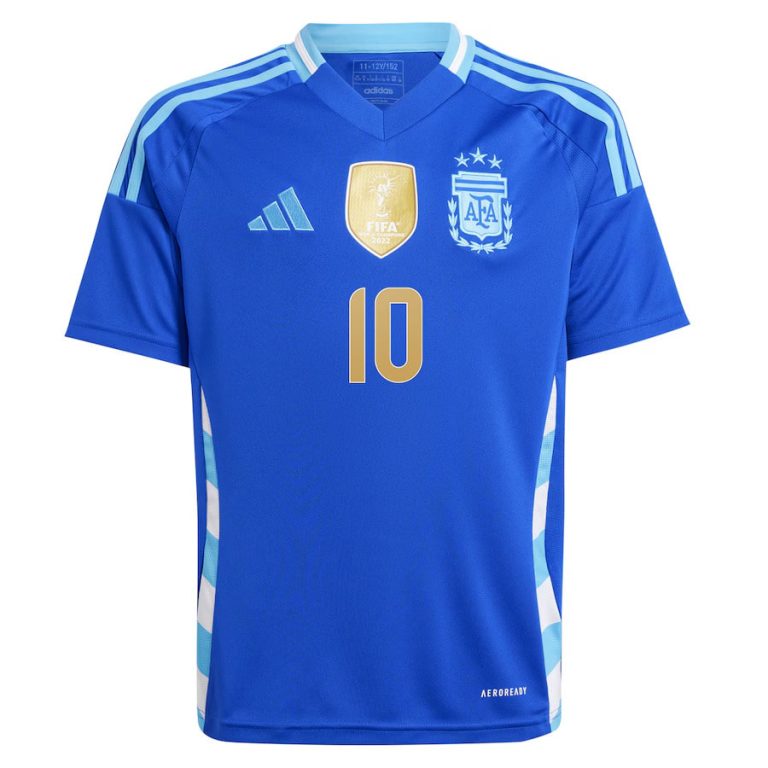 MAILLOT ENFANT ARGENTINE EXTERIEUR 2024 2025 MESSI
