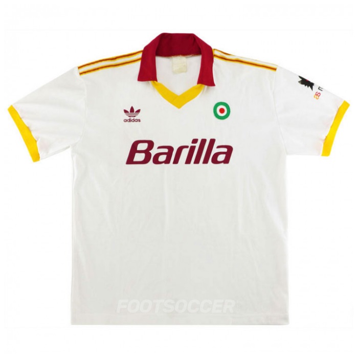 1991-92 Maillot Retro Vintage AS Roma Away