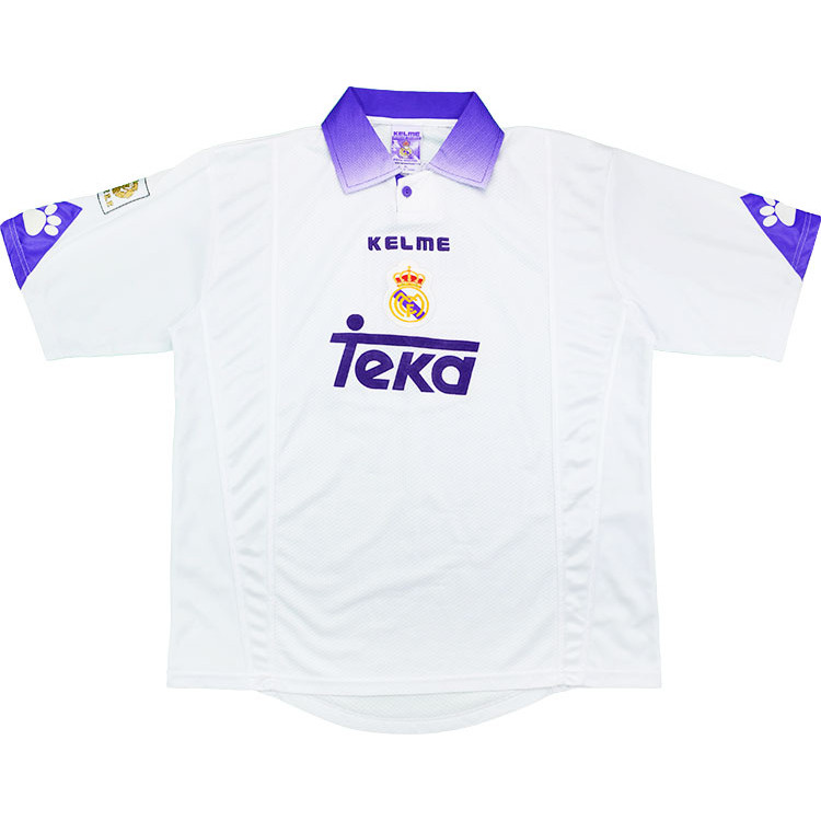 1997-98 MAILLOT RETRO VINTAGE REAL MADRID RAUL