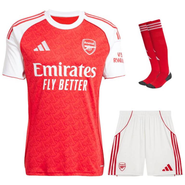 Maillot Kit Enfant Domicile Arsenal 2025 2026