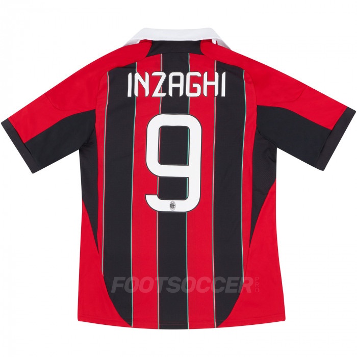 2012-13 Maillot Retro Vintage Milan AC Home INZAGHI