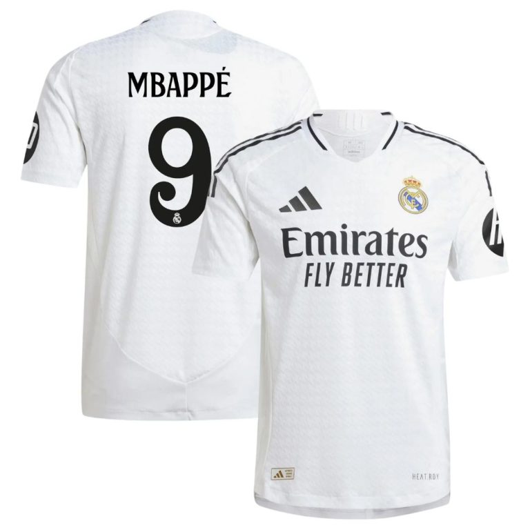 Maillot Match Real Madrid Domicile 2024 2025 Mbappe