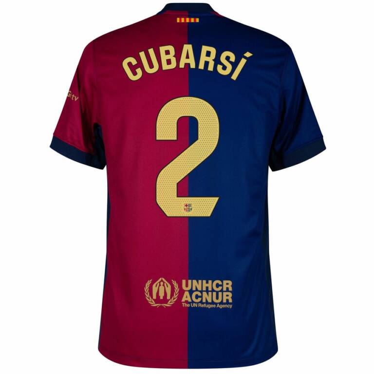 Maillot Barca Domicile 2024 2025 Cubarsi New Sponsor