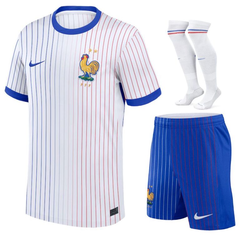Maillot Kit Enfant Equipe de France 2024 2025 Exterieur
