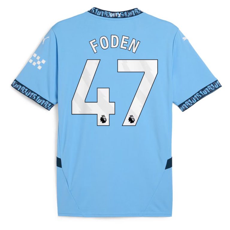Maillot Kit Enfant Manchester City Domicile 2024 2025 Foden