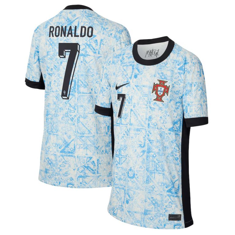 Maillot Enfant Portugal Exterieur 2024 2025 Ronaldo