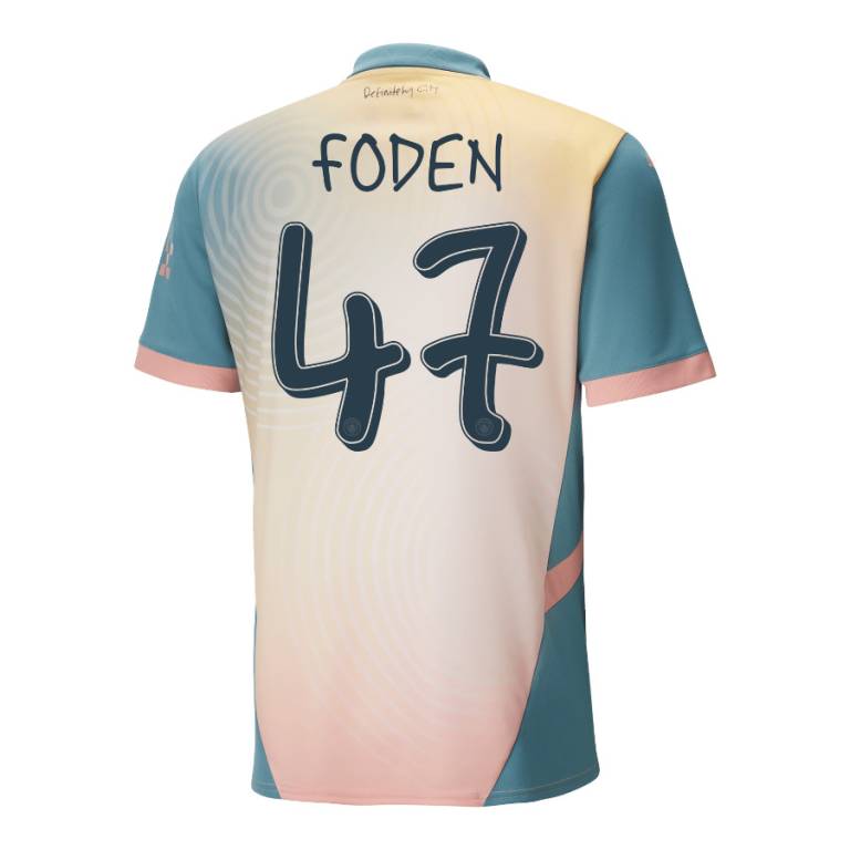 Maillot Kit Enfant Manchester City Fourth 2024 2025 Foden