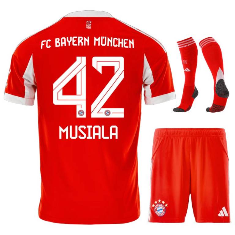 Maillot Kit Enfant Bayern Munich Domicile 2025 2026 Musiala
