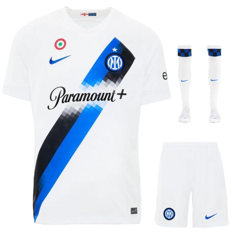 Maillot Kit Enfant Inter Milan 2023 2024 Extérieur