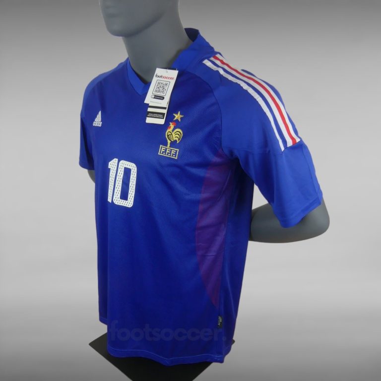 Maillot Equipe de France Retro Vintage Zidane 2002
