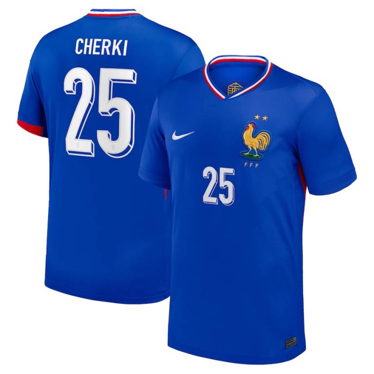 Maillot Enfant Equipe de France Domicile 2024 2025 Cherki