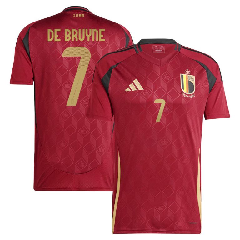 Maillot Belgique Domicile 2024 2025 De Bruyne