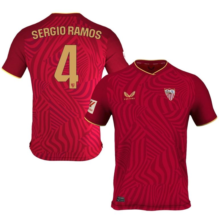 Maillot Enfant FC Seville Exterieur 2023 2024 Sergio Ramos
