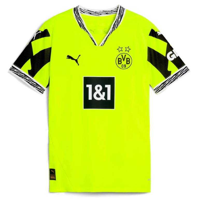 Maillot Match BVB Dortmund Domicile 2024 2025 Neon